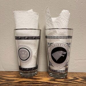 Game of Thrones Drinking glasses